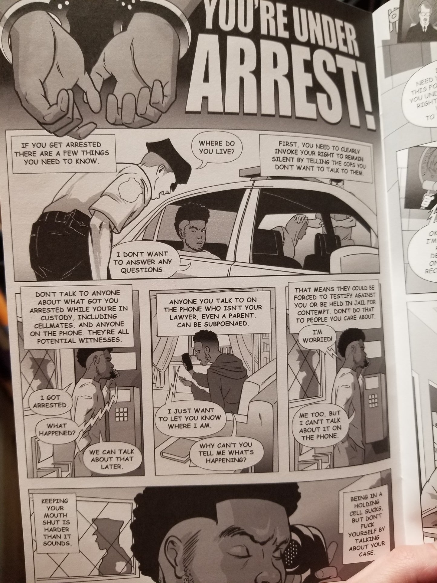 Know Your Rights by Yeah COMiCS Comic Book