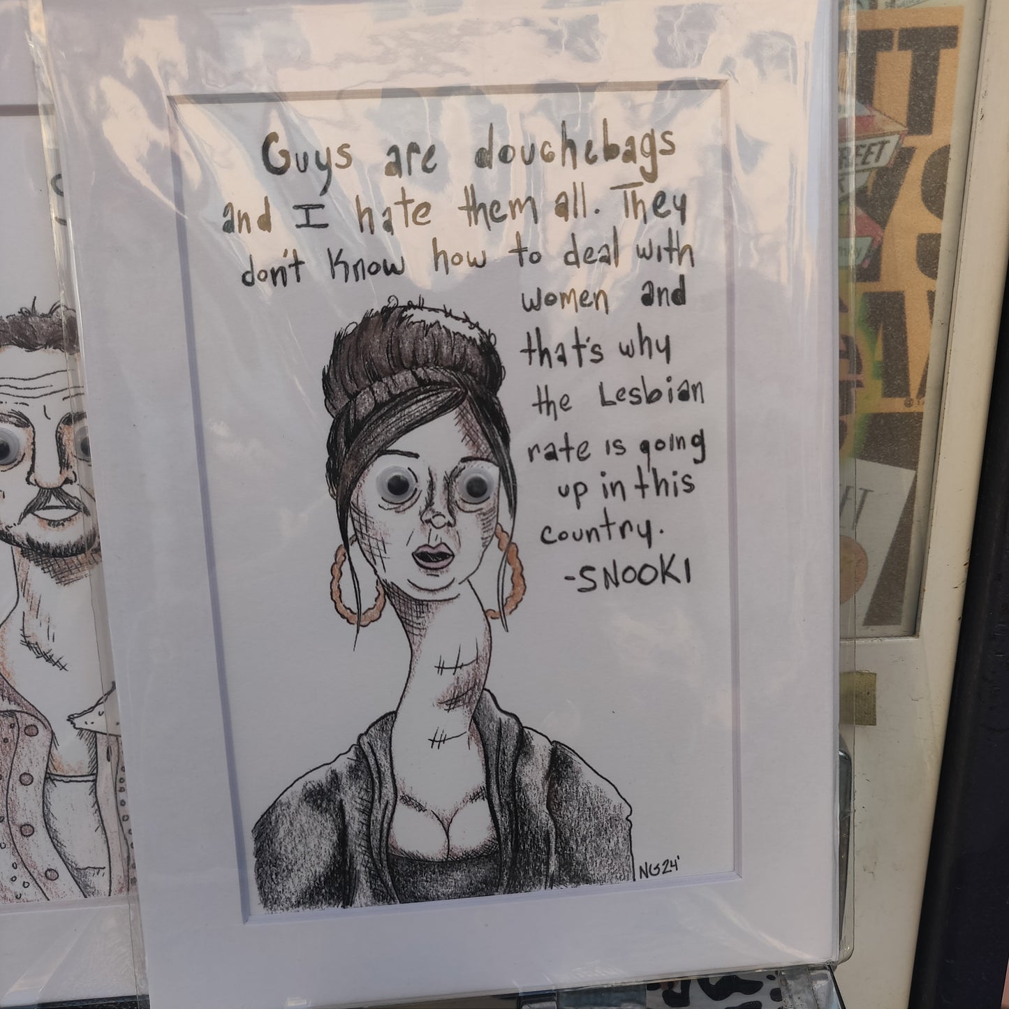 Guys are douchebags... Snook PRiNT w/ Googly Eyes