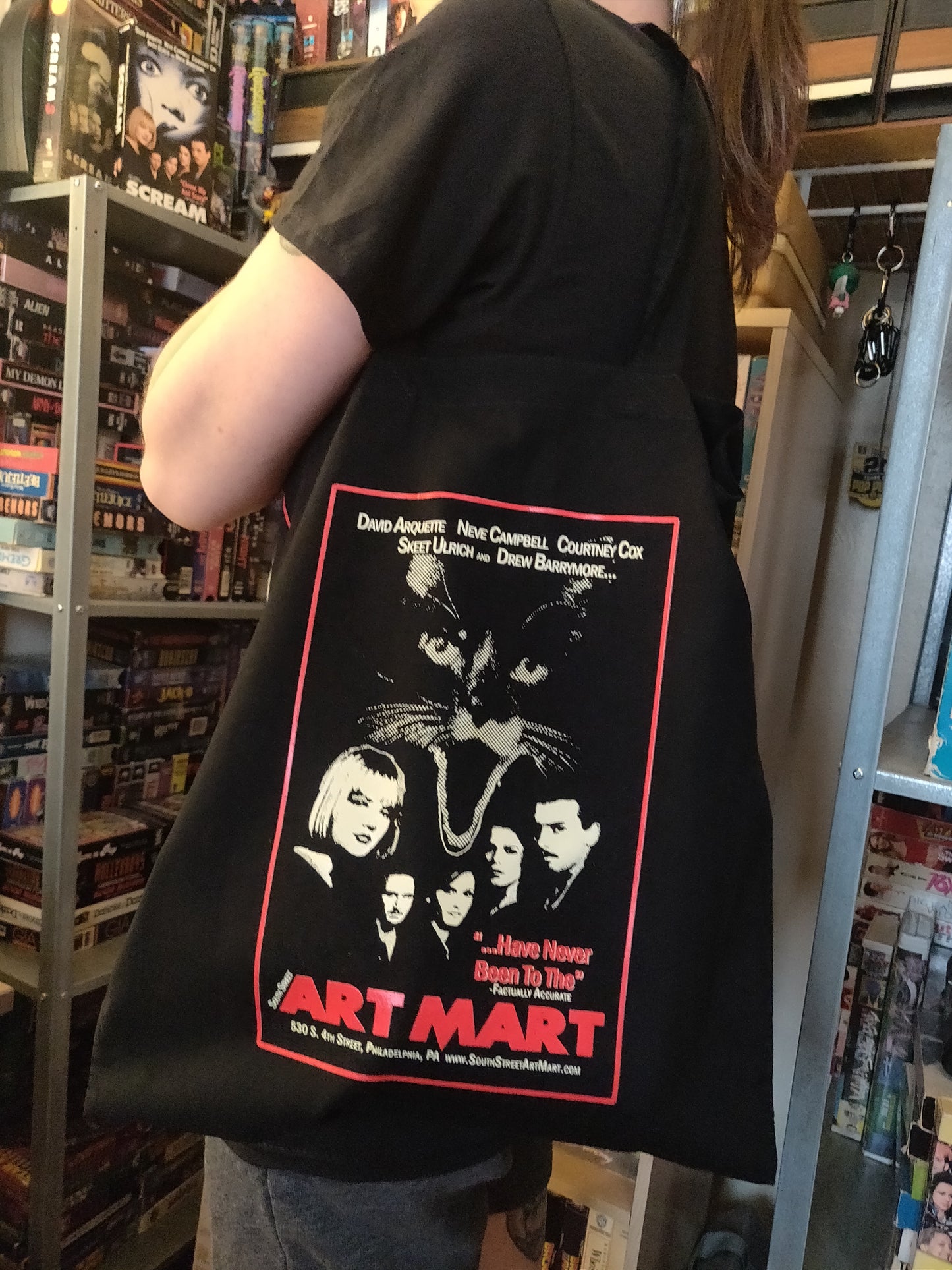 *SALE* 5th Annual Art Mart X Nova Horror Mashup TOTE BAG ~ It's a real scream!