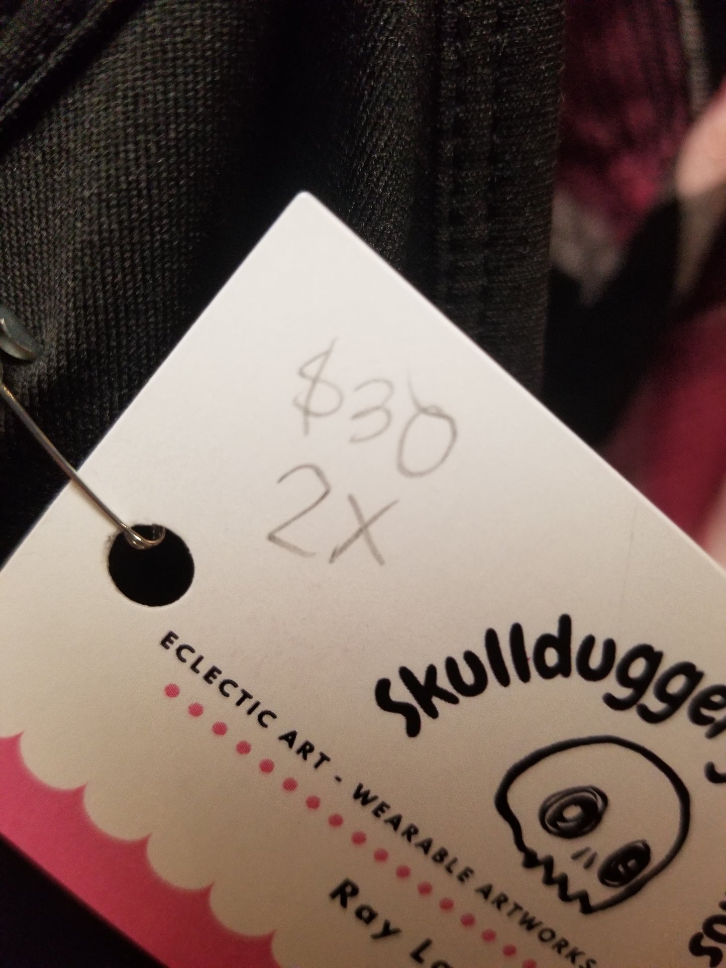 Cute Shield Print Upcycled TANK TOP