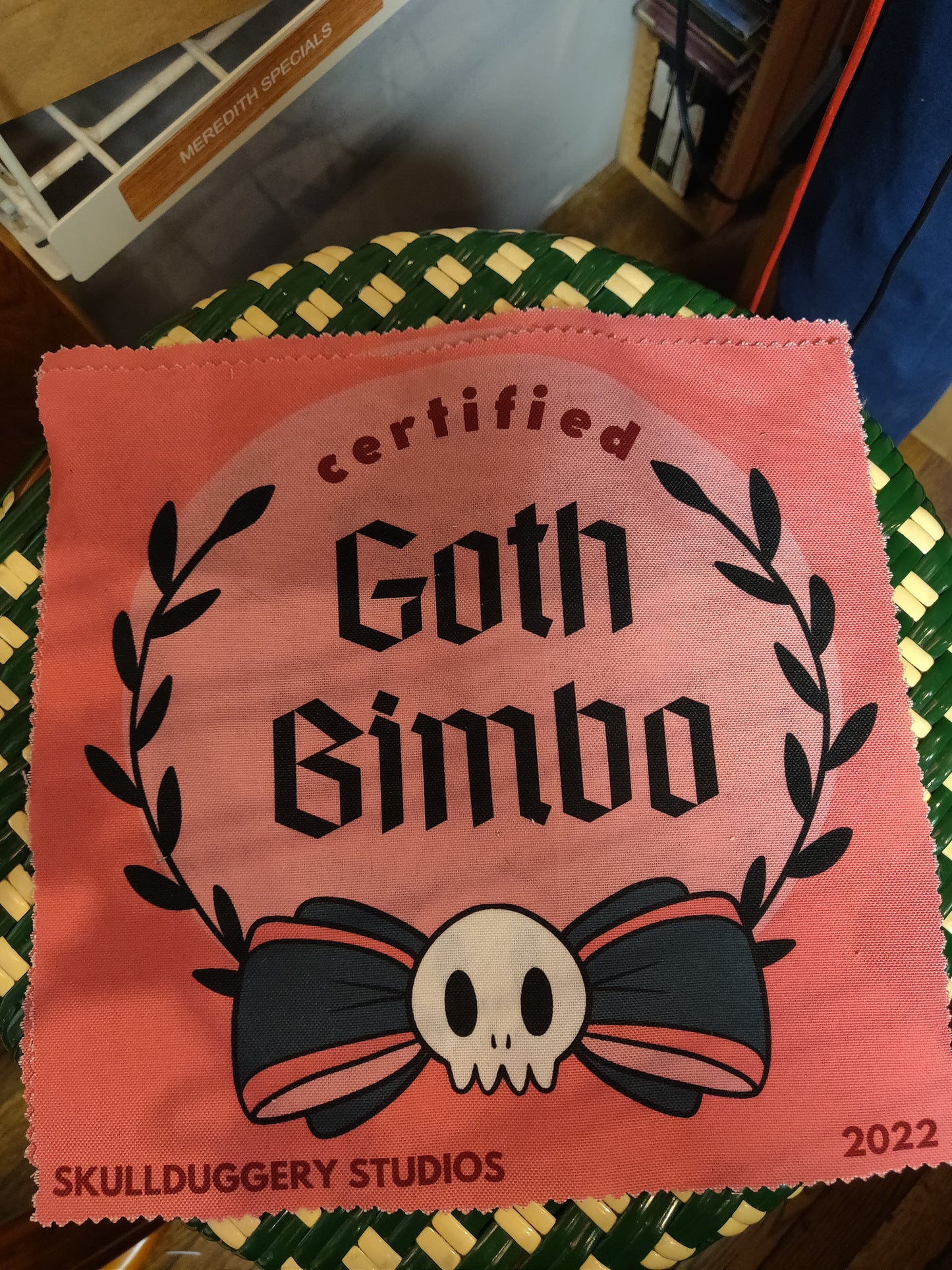 Goth Bimbo Large Back PATCH by Skullduggery Studio