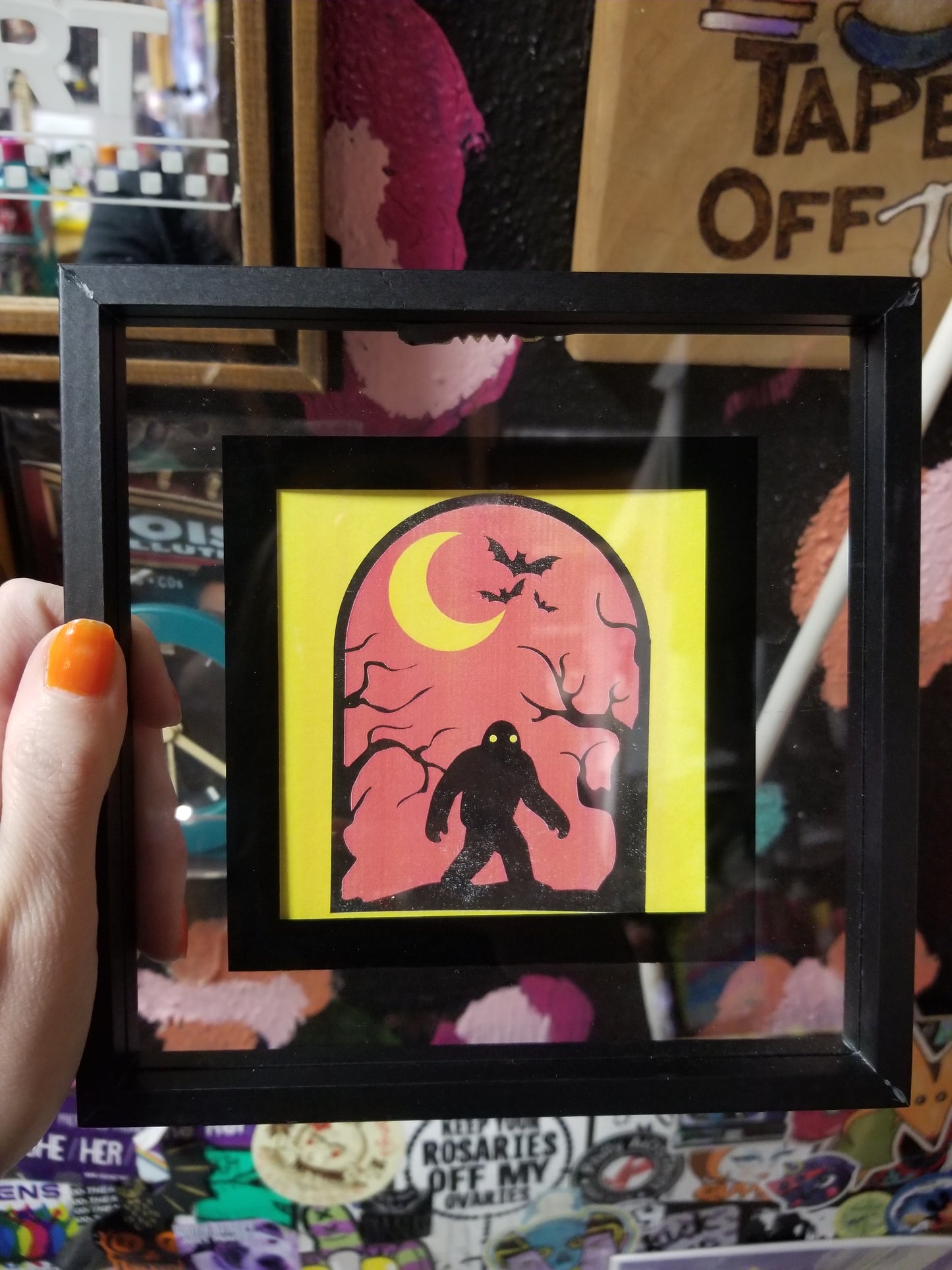 Bigfoot FRAMED Print by Skullduggery Studio