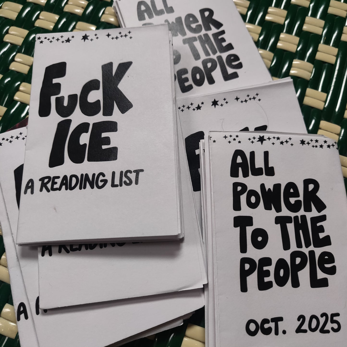 Fuck Ice: A Reading List ZiNE