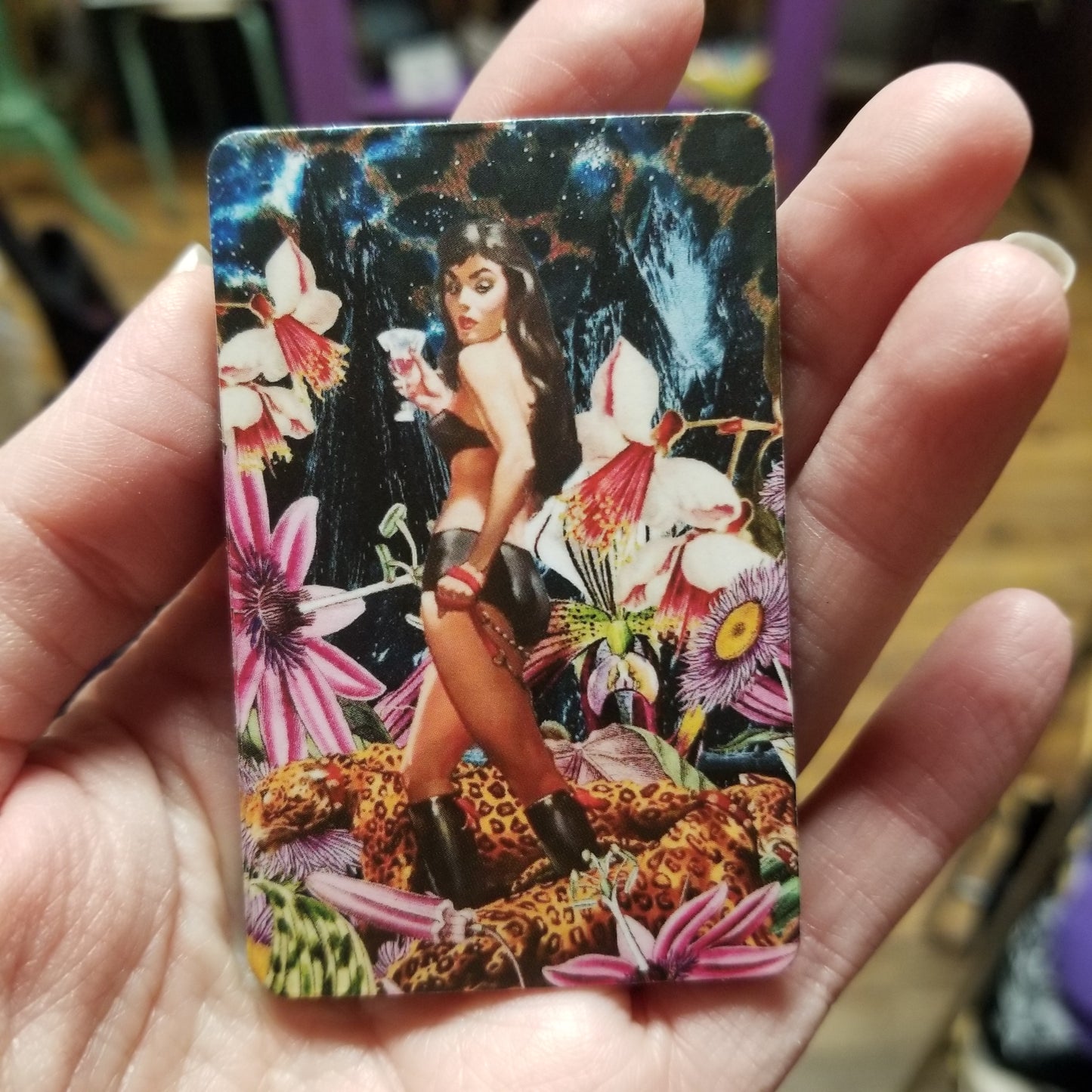 Cheers Kitten Collage MAGNET