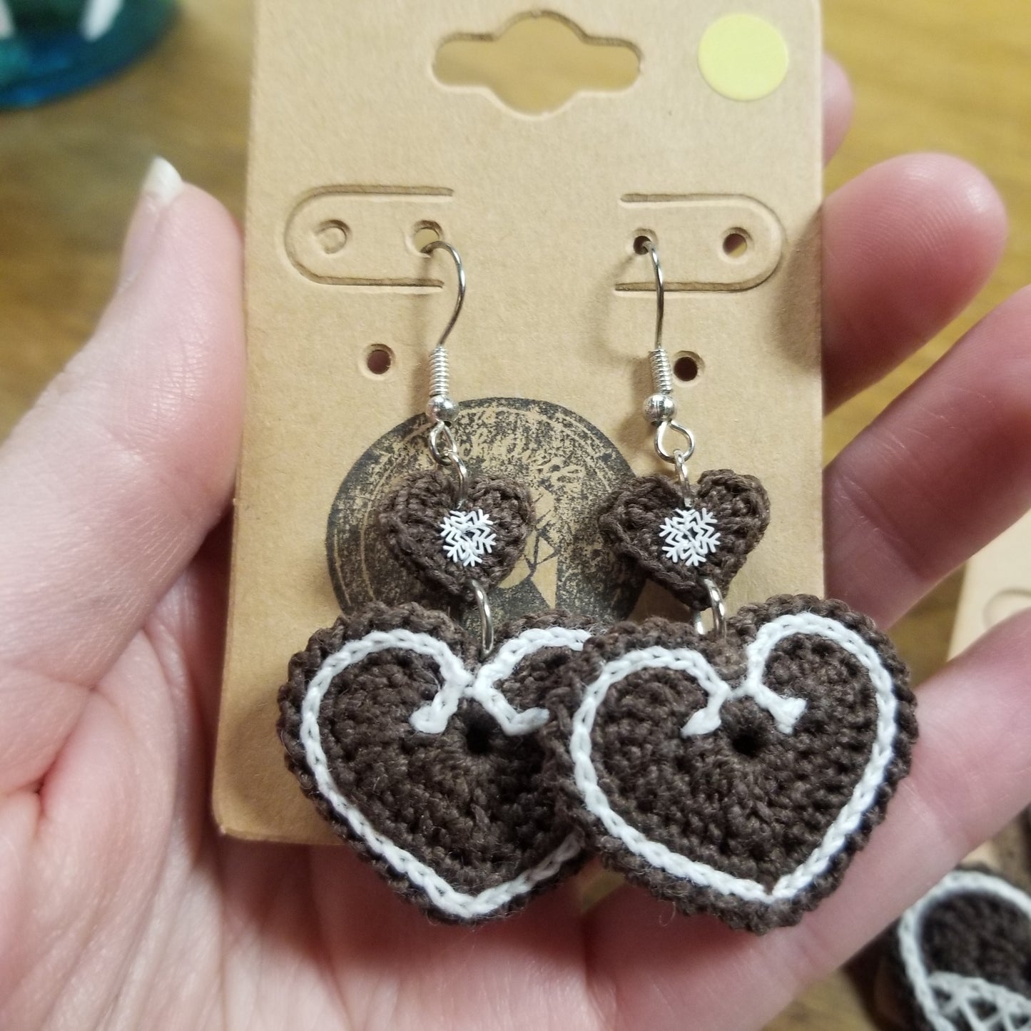Crochet Gingerbread Cookies EARRiNGS