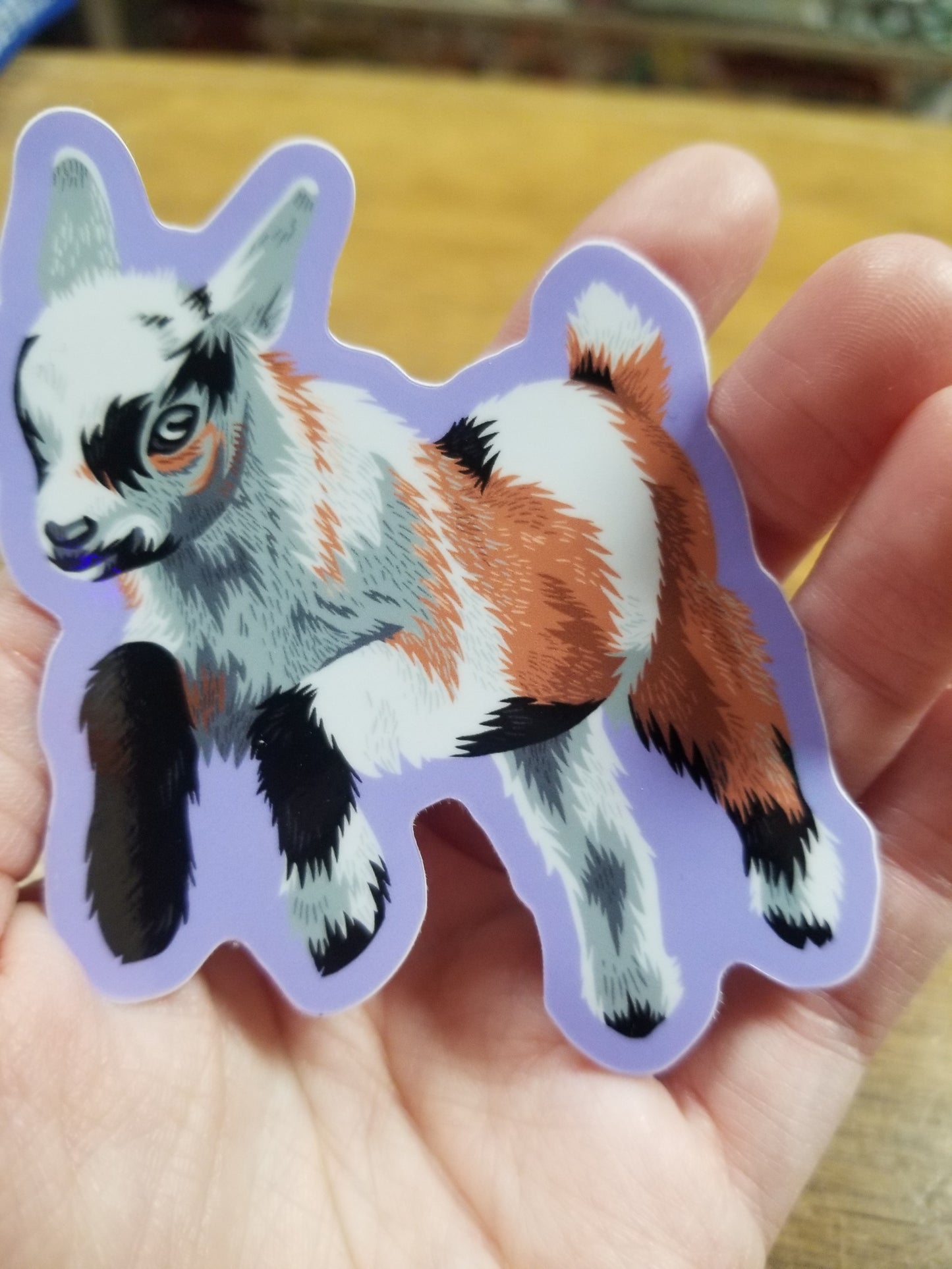 Baby Goat STICKERs by @SophieMargotArt