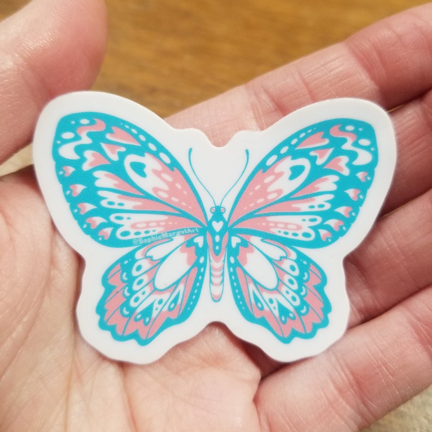 Trans Pride Butterfly STiCKER