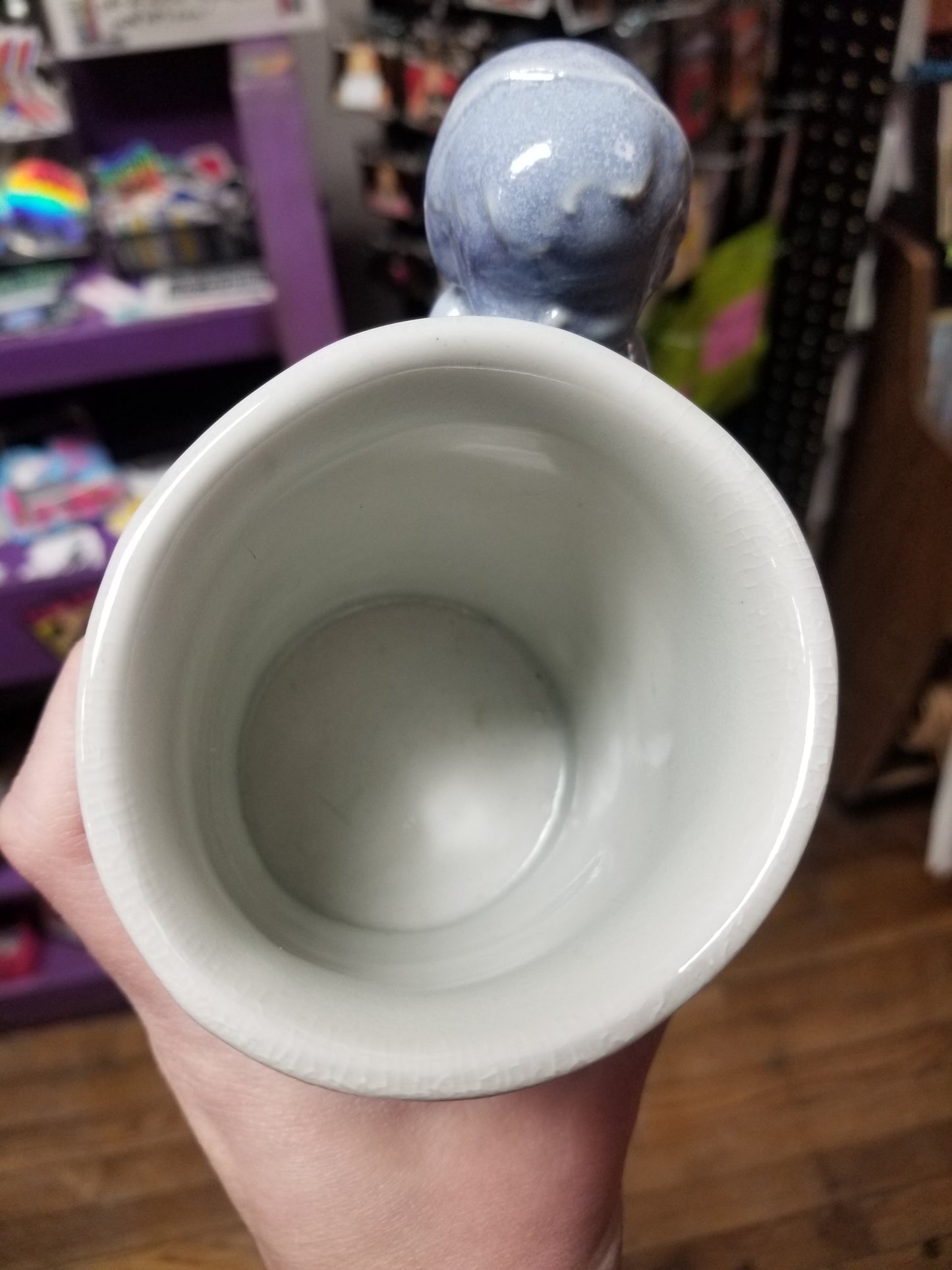 Blue Beeb Handle MUG