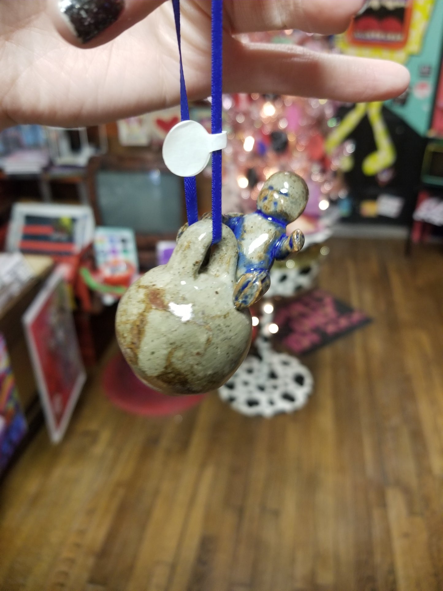 I Came In Like A Wrecking Beeb ORNAMENT by The Ceramery