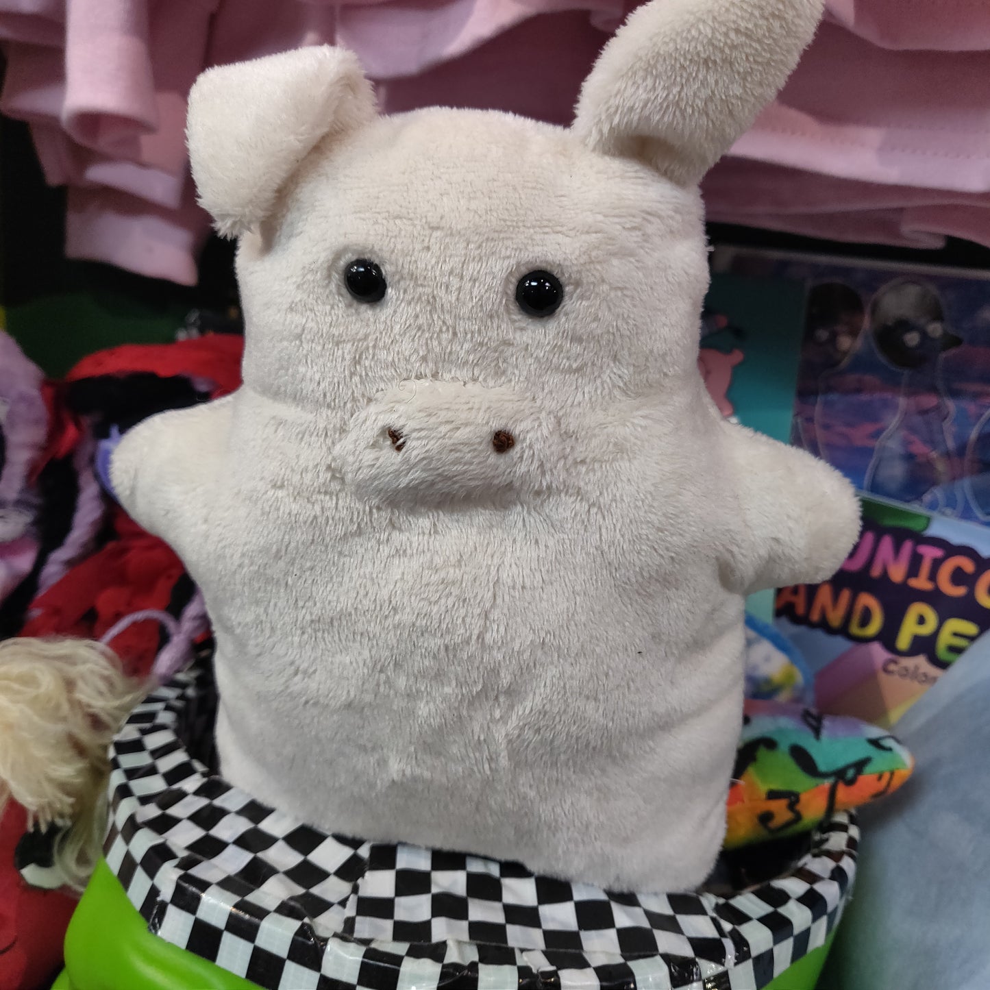 White Pig PLUSHiE by Judd's Corner