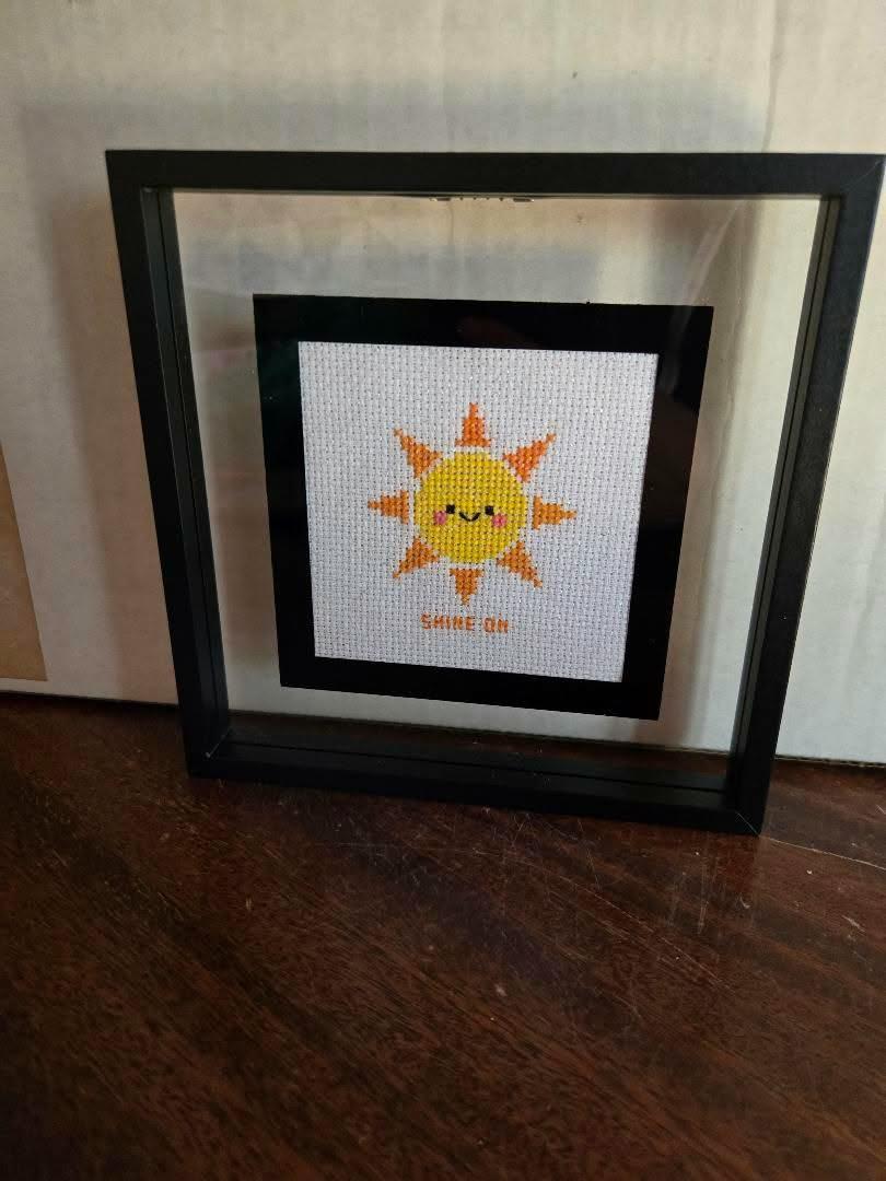Shine On Framed Cross-Stitch