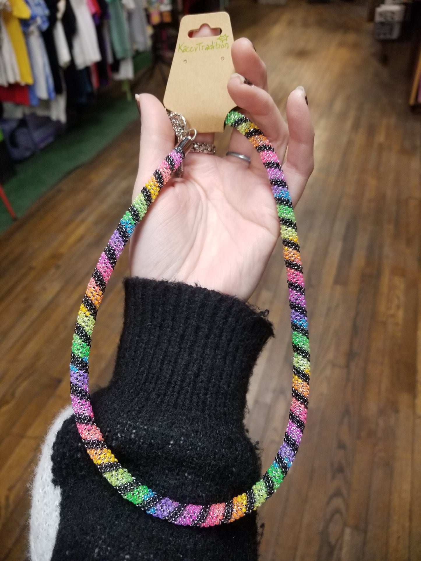 Individually Beaded ROPE NECKLACES