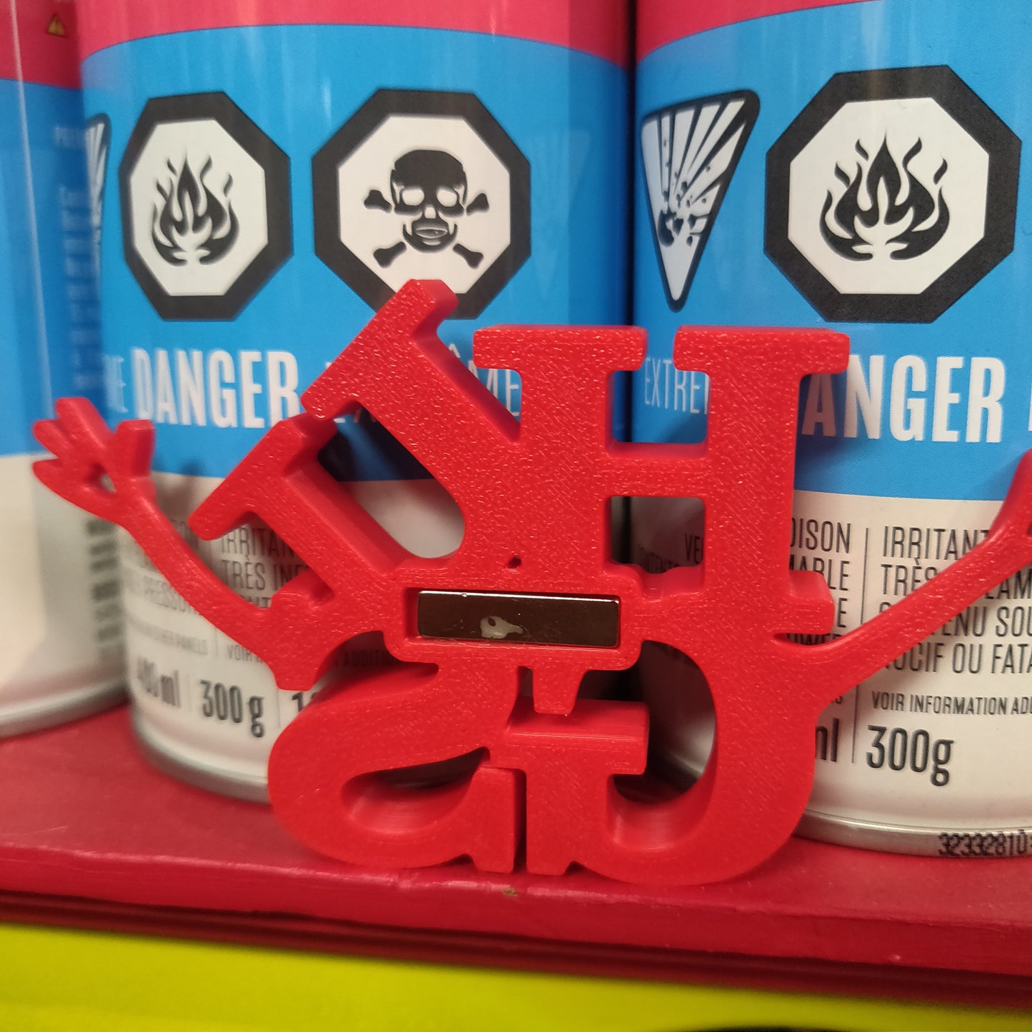 Collectible Philly HUGS Sign MAGNET by Divij