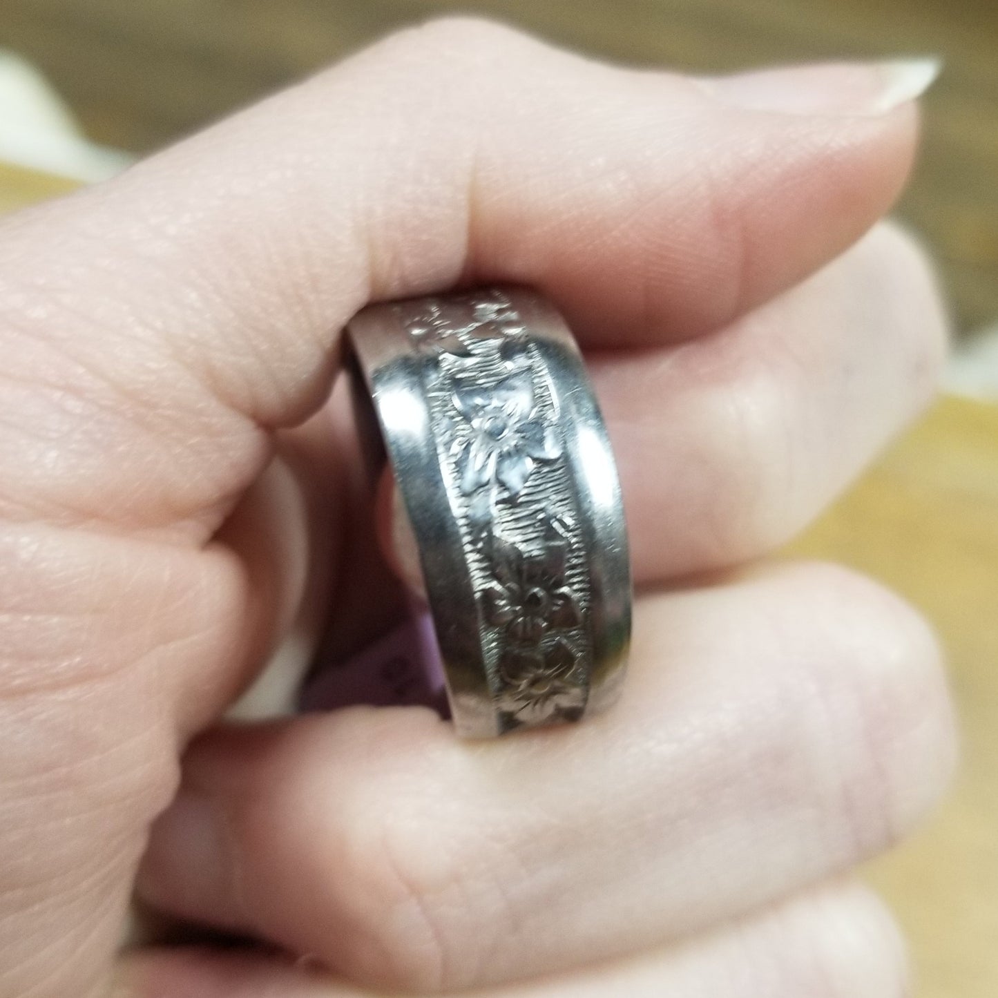 Vintage Spoon RING size 10