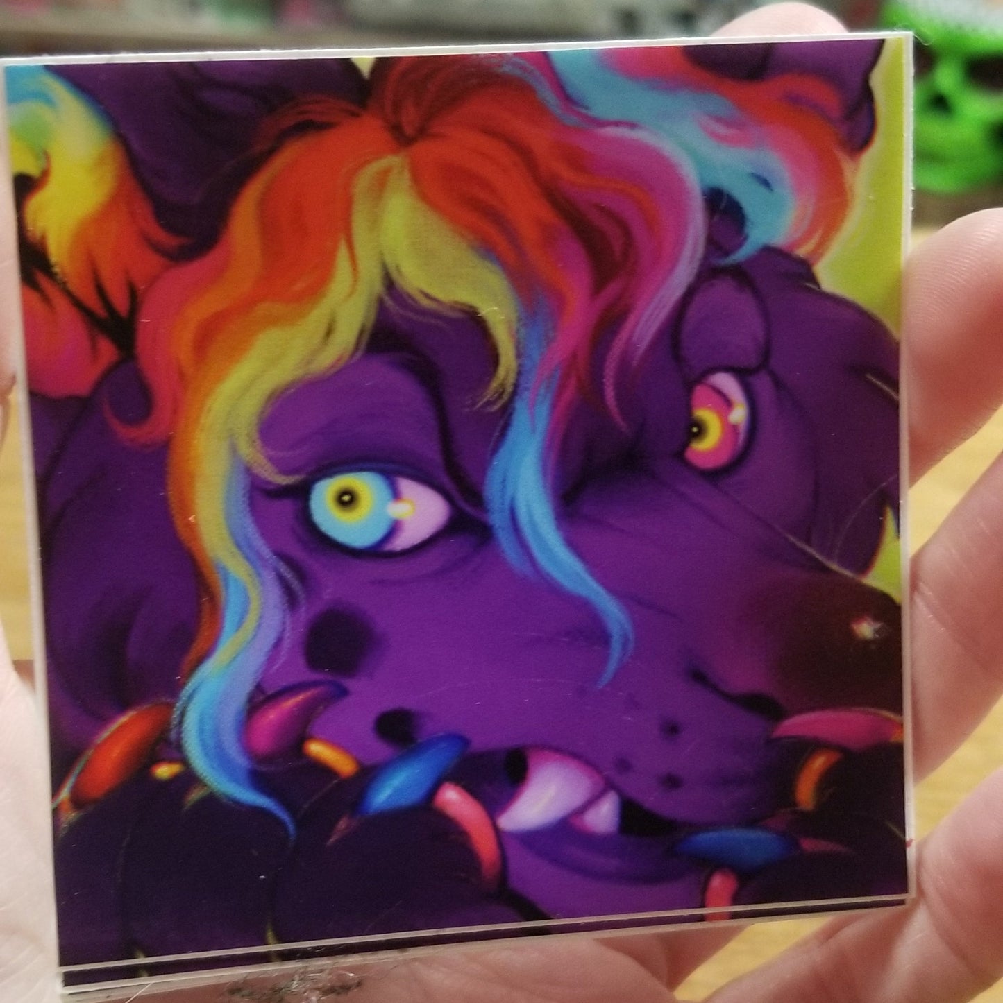 Neon Wolf STICKER