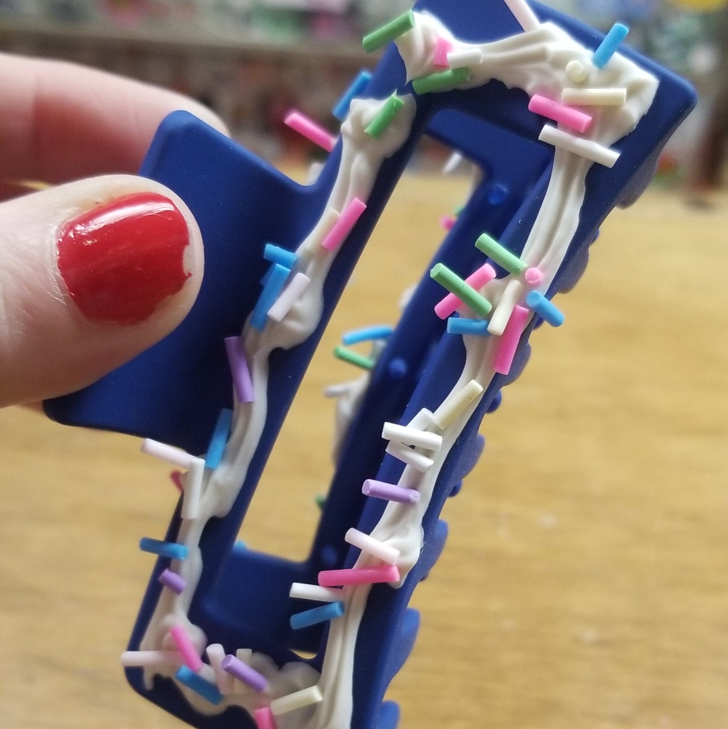Iced Fake Cake HAIR CLIP