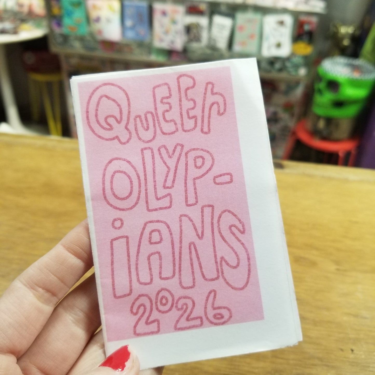 Queer Olympians 2026 Mini ZiNE