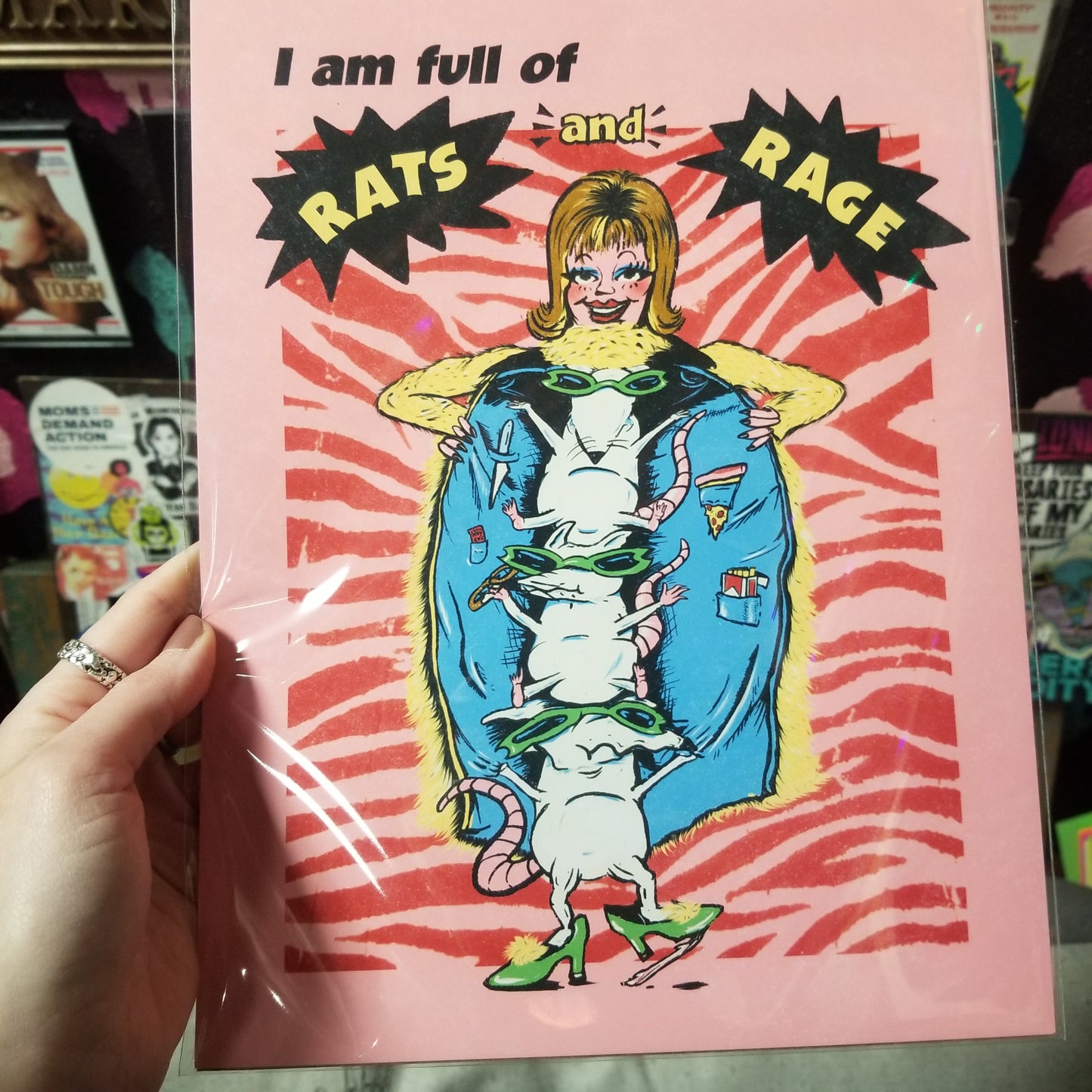 I Am Full Of Rats and Rage PRiNT