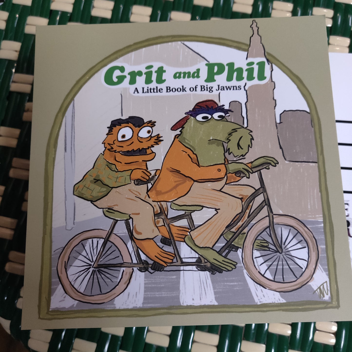 A Little Book of Big Jawns Square POSTCARD / PRINT