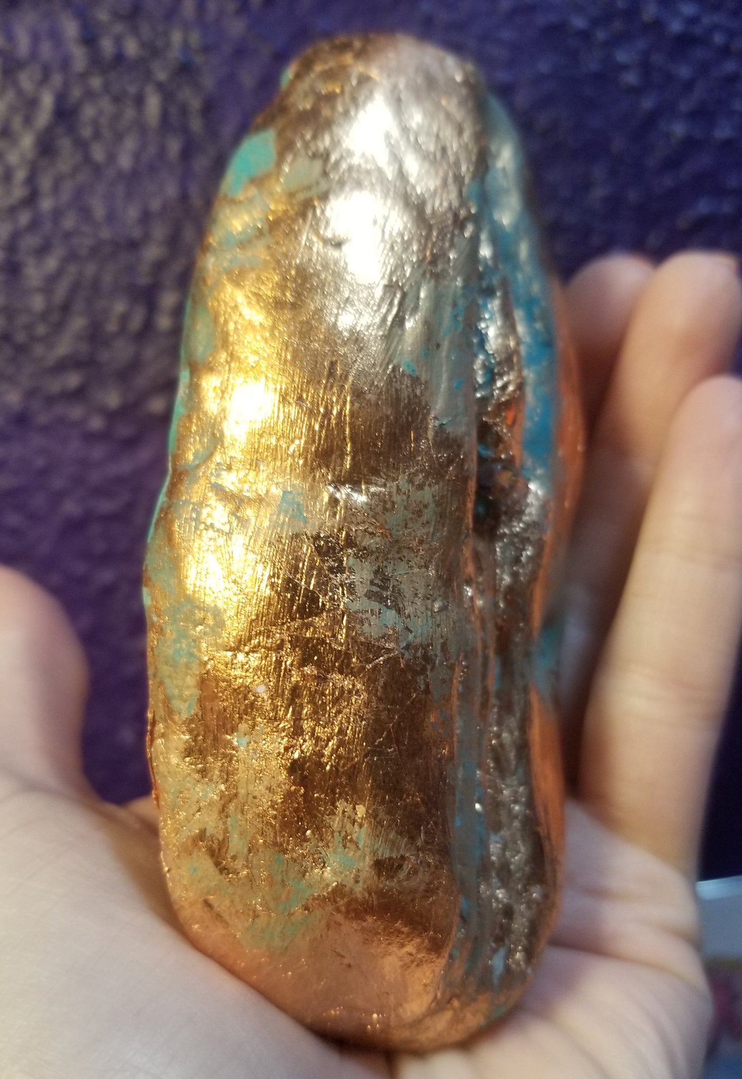 Copper Iridescent One-of-a-kind Vulva WALL ART by VULVAR Productions