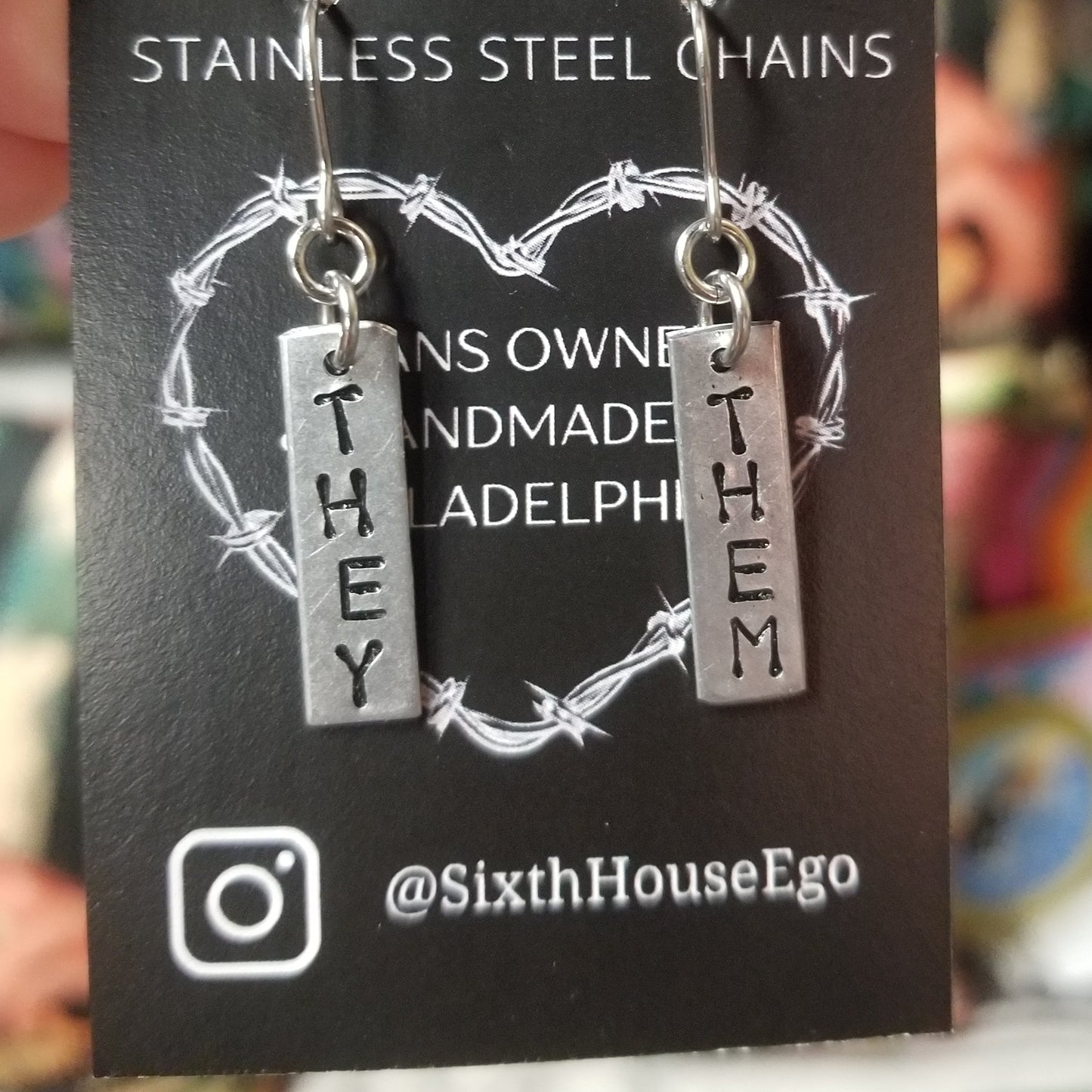 They Them EARRINGS by Sixth House Ego