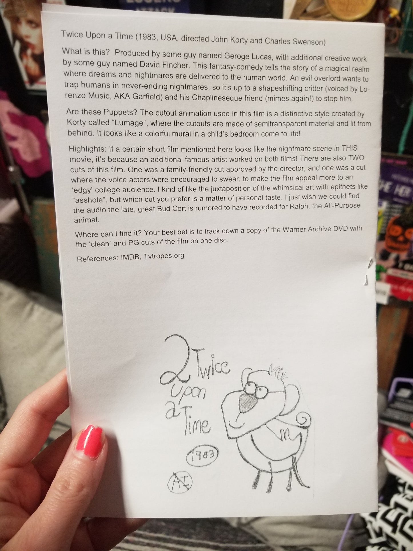 The Craziest Puppet Movies You Never Saw ZINE