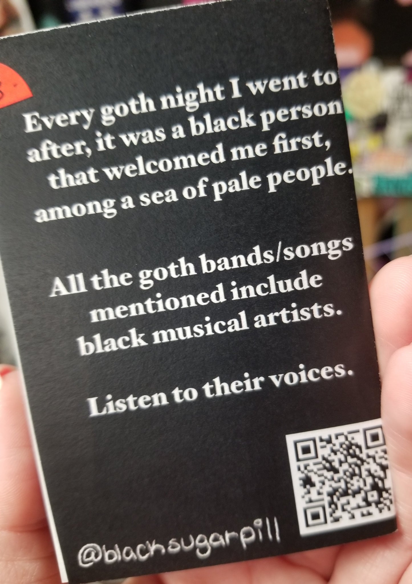 Black Goth Mini ZINE
