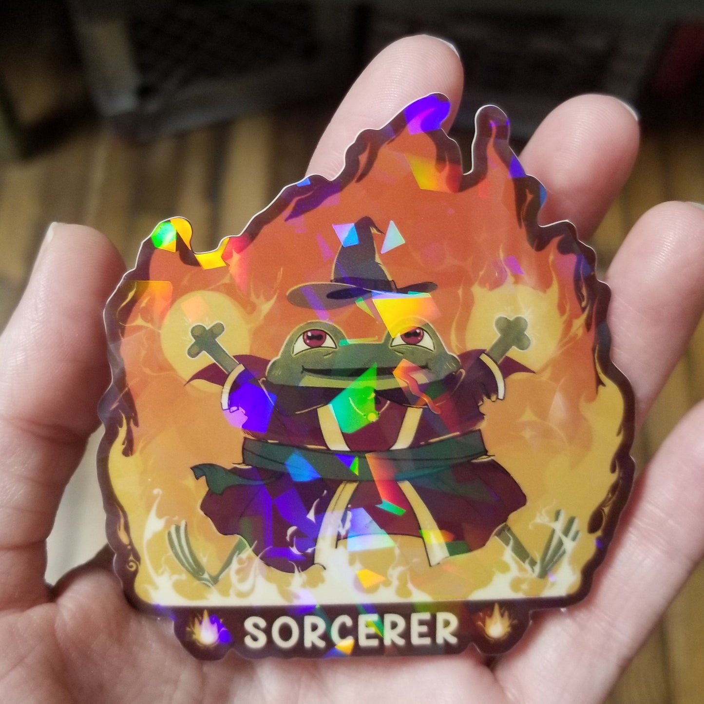 Sorcerer Frog STICKER
