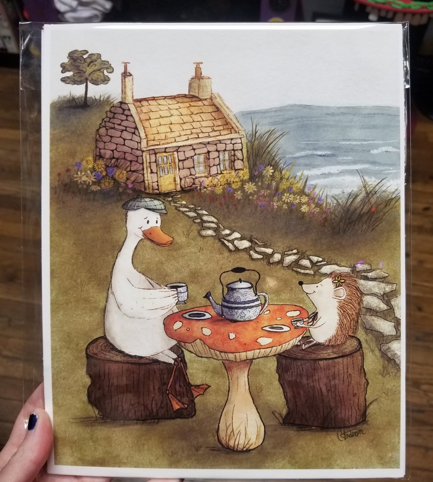 Seaside Tea Time PRINT