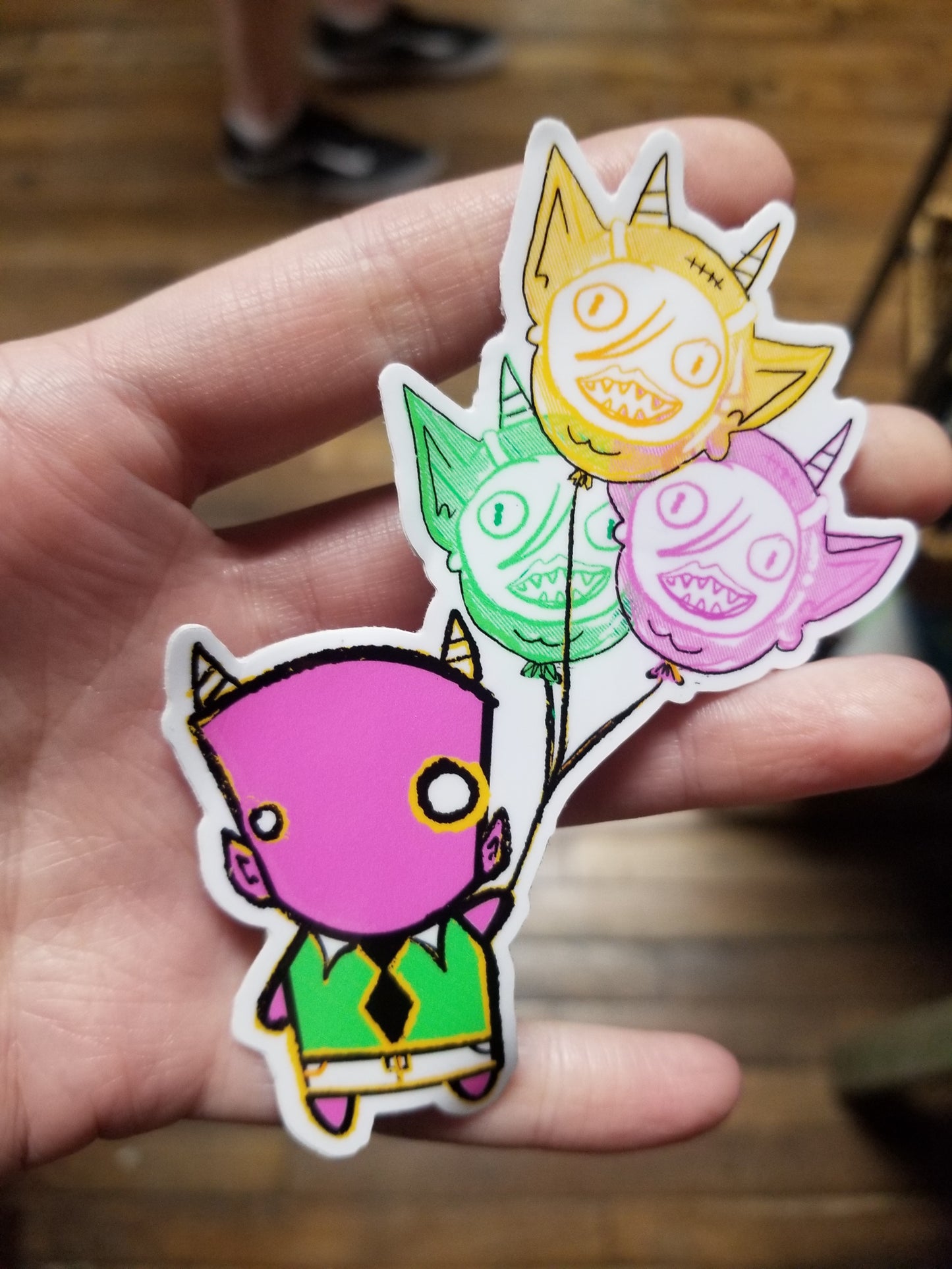 Color Goblin Balloons STiCKER by Gloopy Goblin