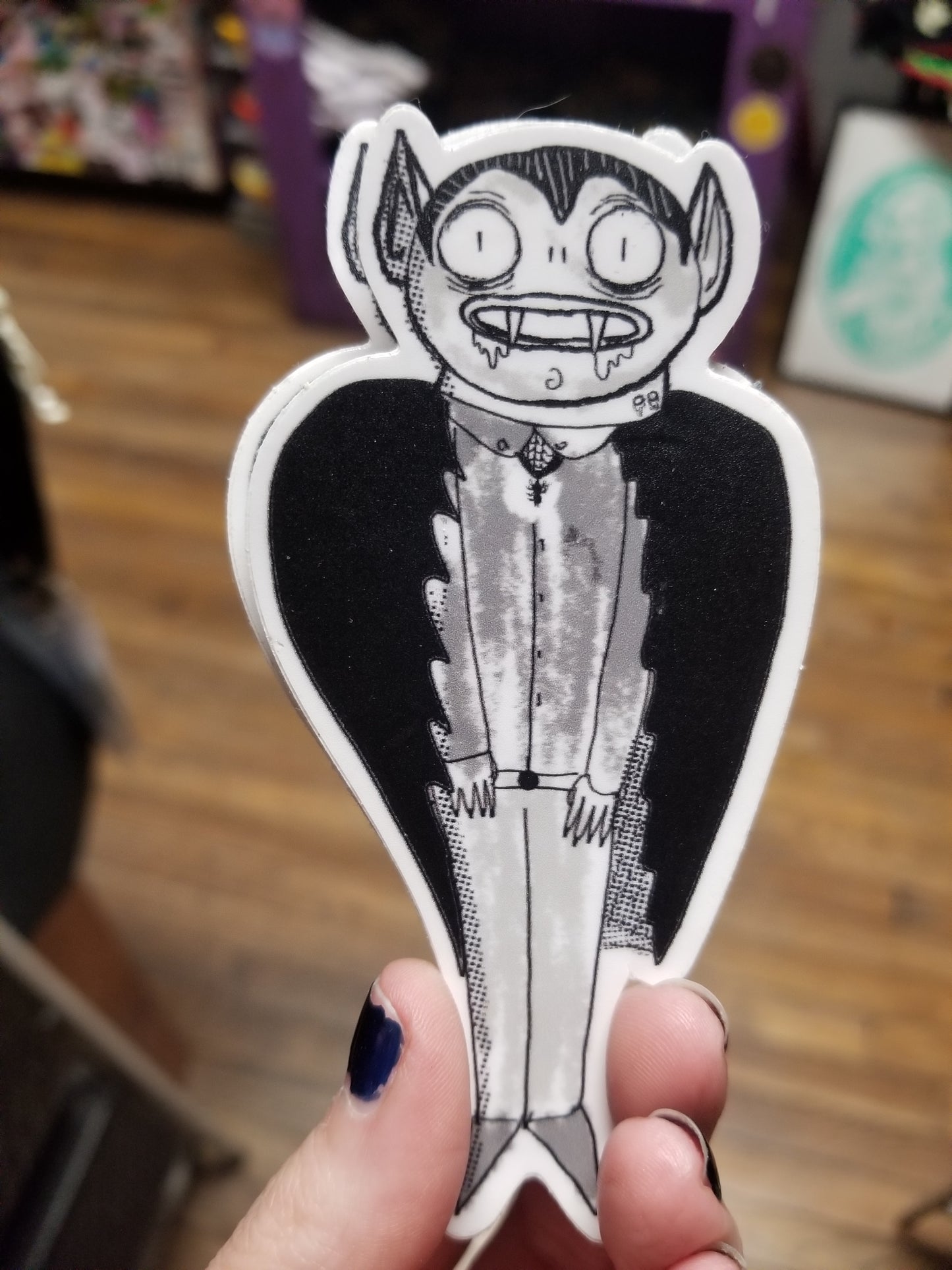 Vampire Goblin STiCKER by Gloopy Goblin