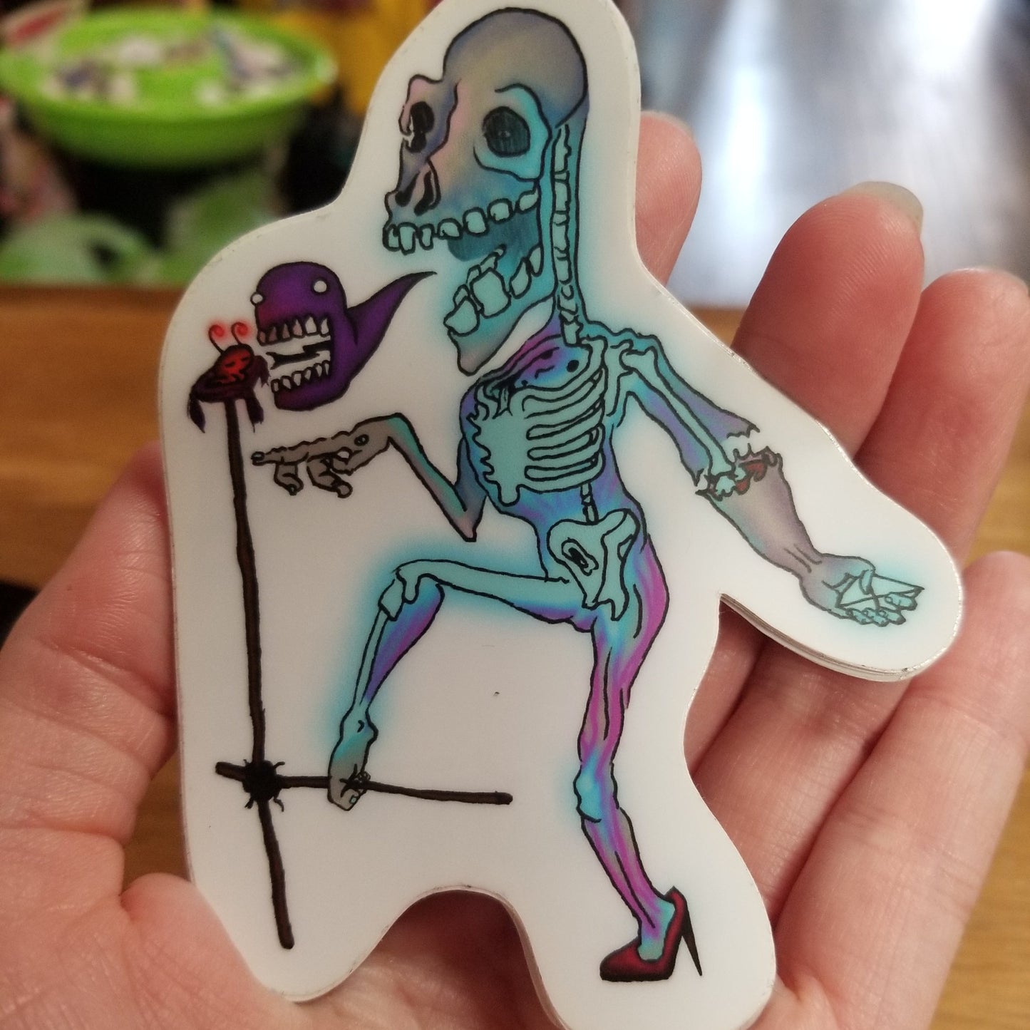 George Eater Of Skulls STICKER