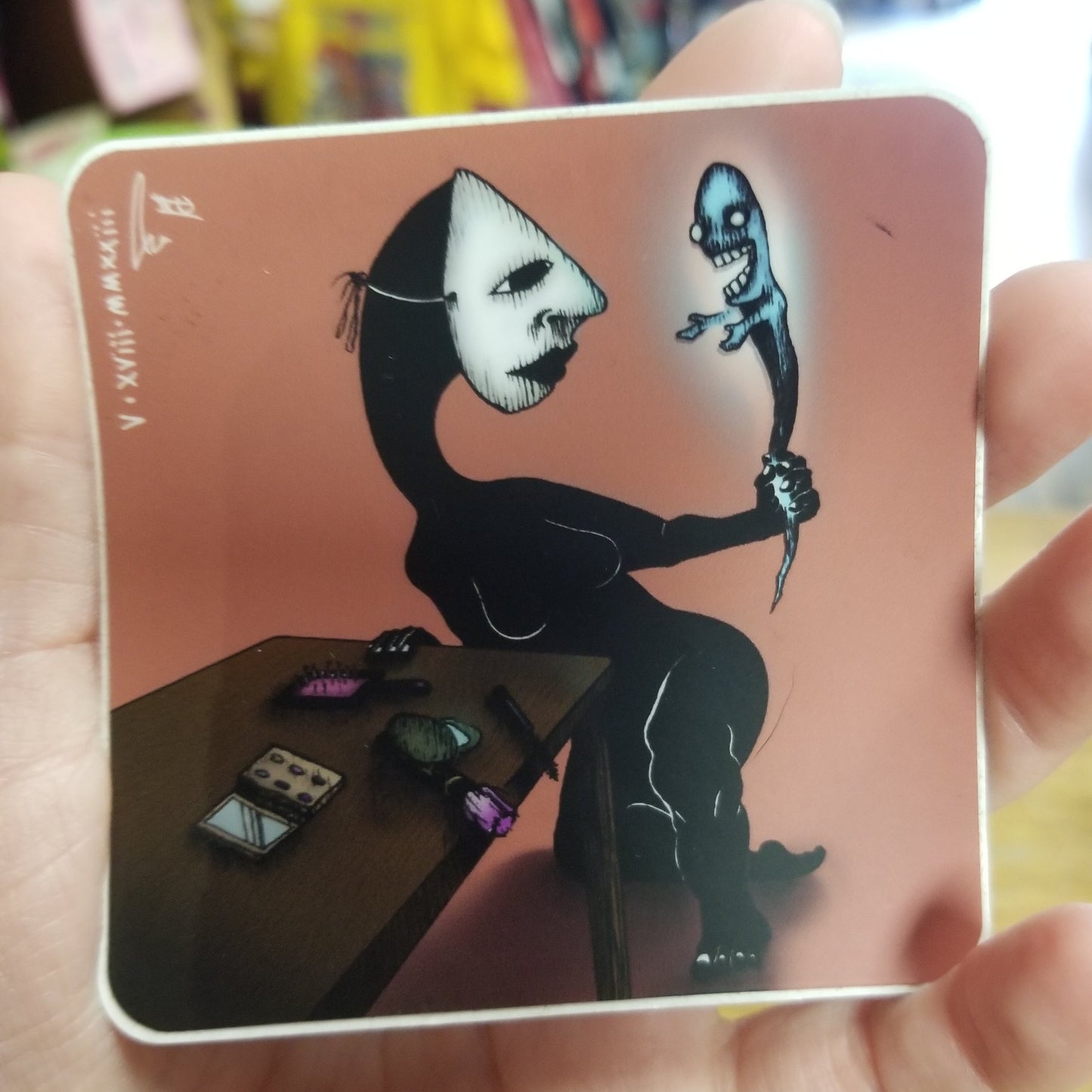 Misc Masc & The Little Ghost STICKER