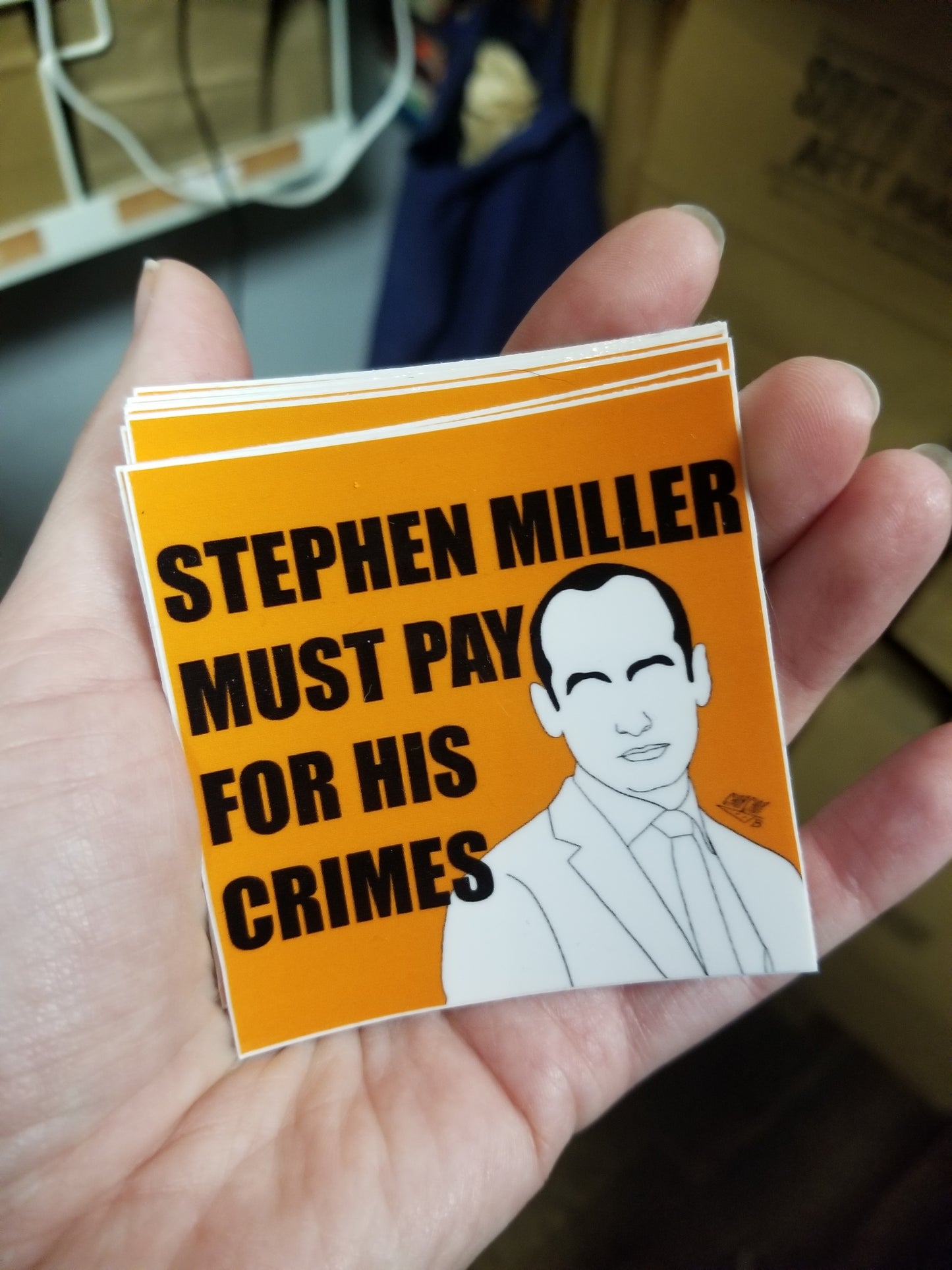 Stephen Crimes STiCKER by Chop Chop B