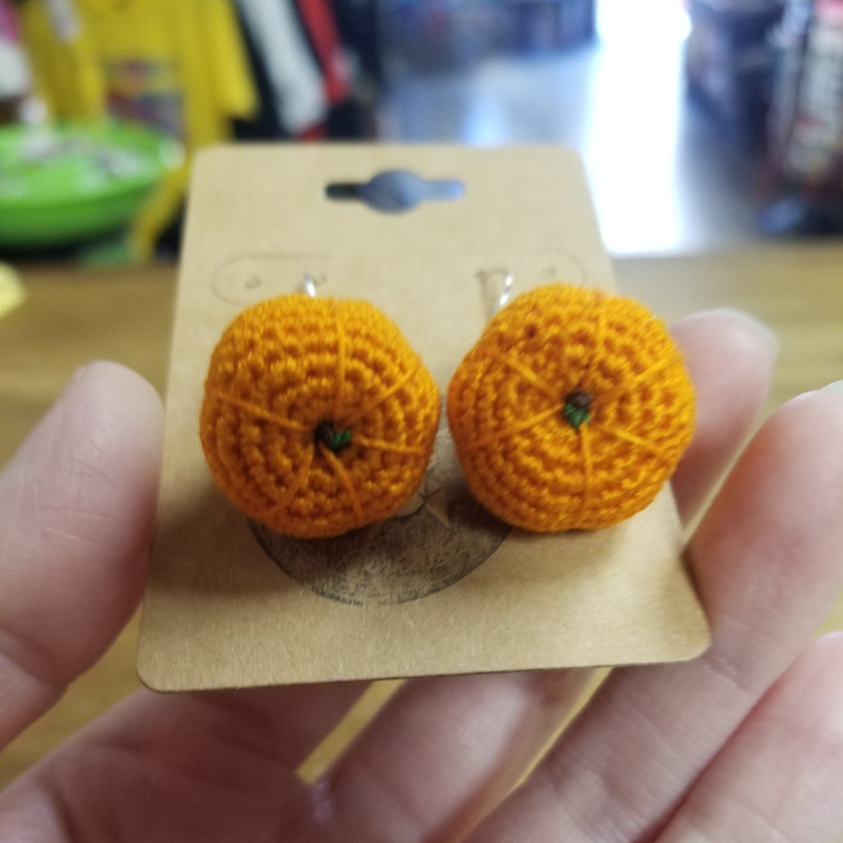 Crochet Pumpkin EARRiNGS