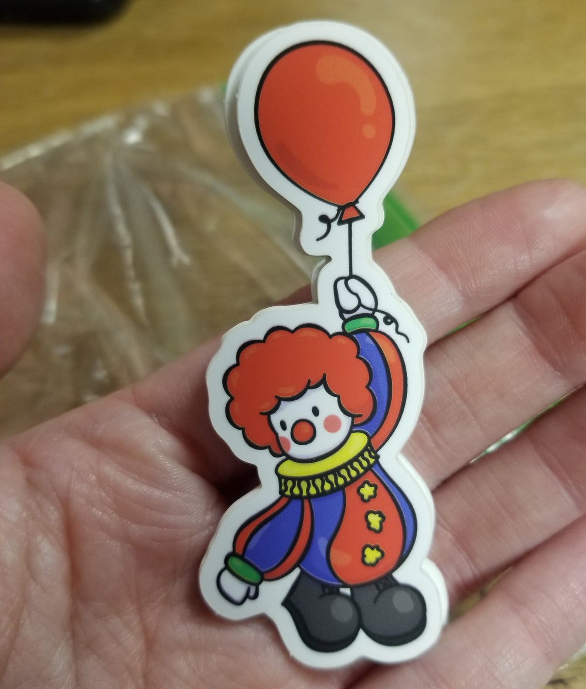 Clown with Balloon STiCKER
