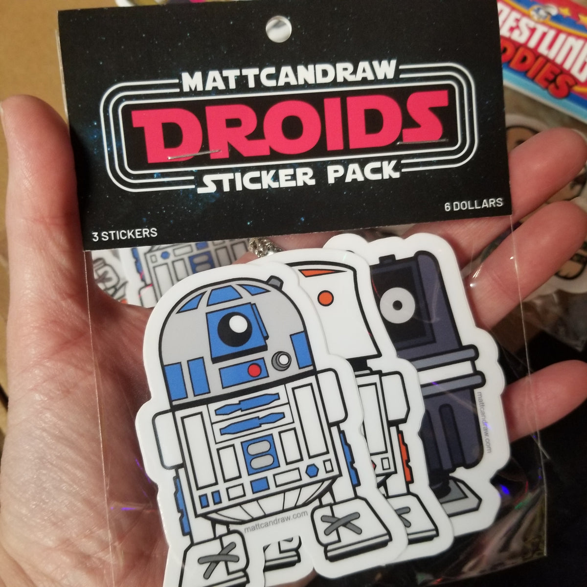 Droids STICKER PACK by mattcandraw