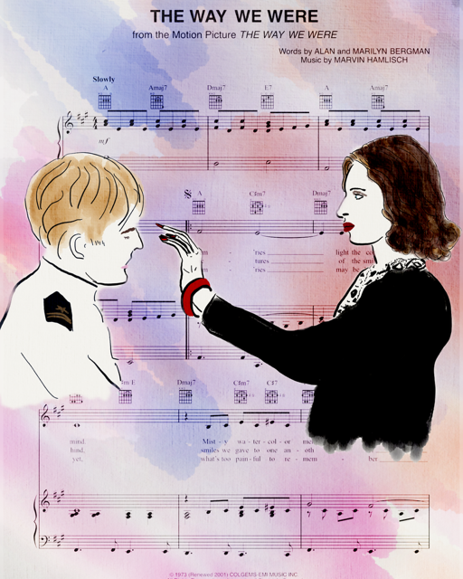 The Way We Sheet Music PRiNT by Jim Smith