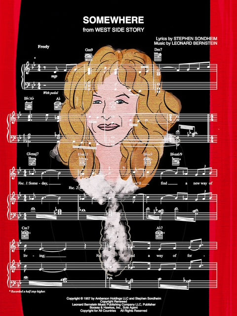 Somewhere Sheet Music PRiNT by Jim Smith