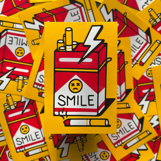 Smile STICKER by the666cat