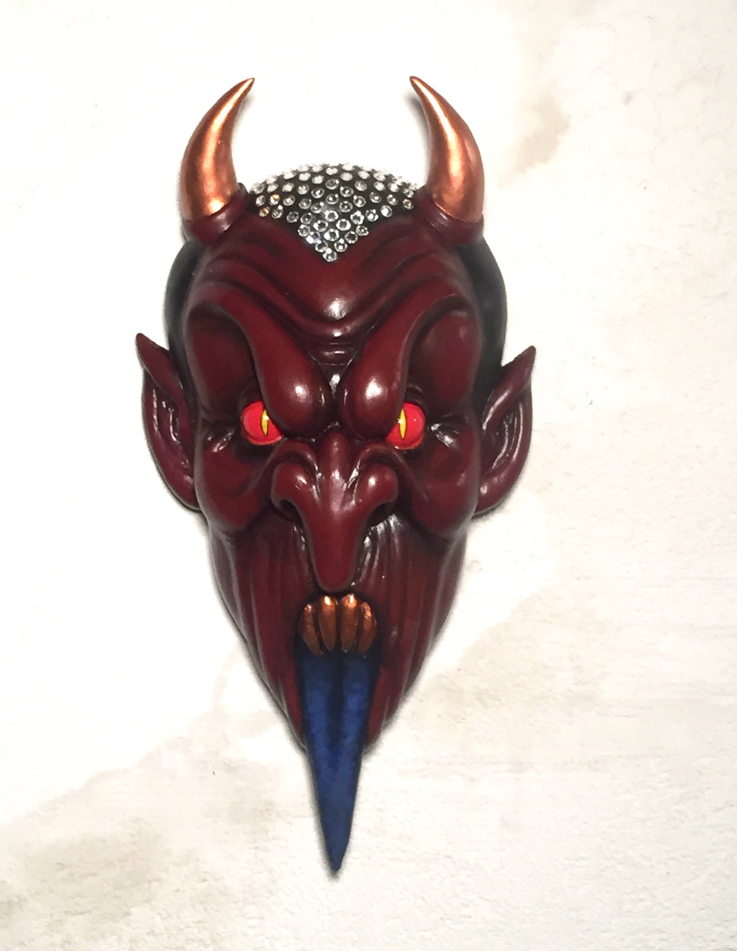 Crystal Devil Hand-painte Sculpted WALL HANGiNG