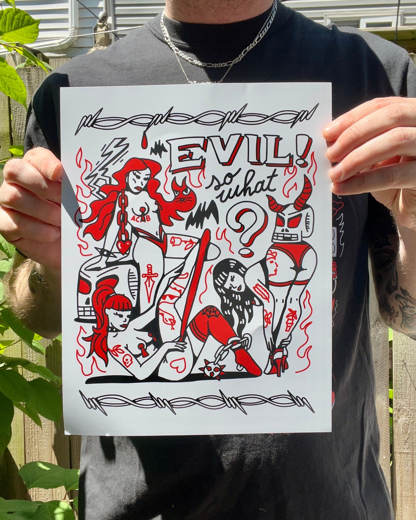 Evil So What PRINT by the666cat