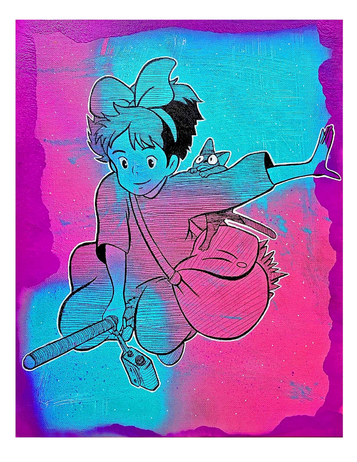 Kiki In Flight PRINT