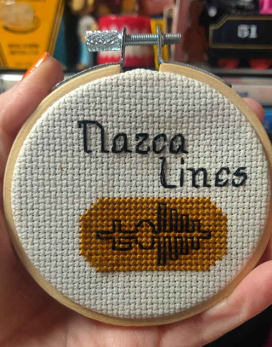 Nazca CROSS STiTCH HOOP by Stitched and Bewitched