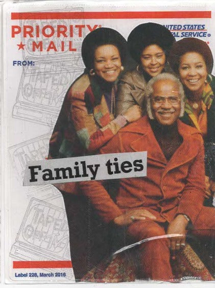 Family Ties COLLAGE STiCKER by Taped Off TV ( Staple Singers )