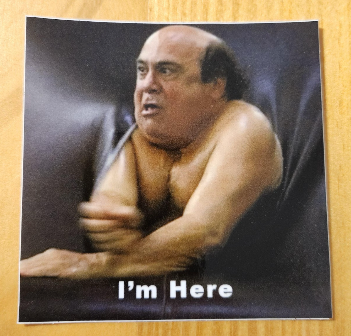 I'm Here Sunny Frank STiCKER