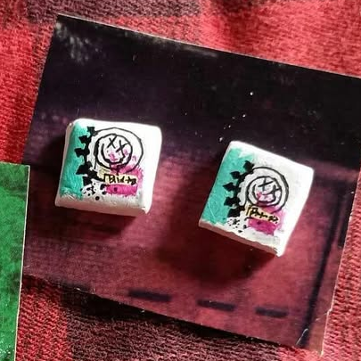 Blink Covers Clay Post EARRINGS