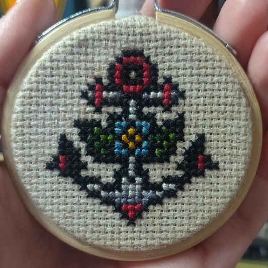 Anchor CROSS STiTCH HOOP by Stitched and Bewitched