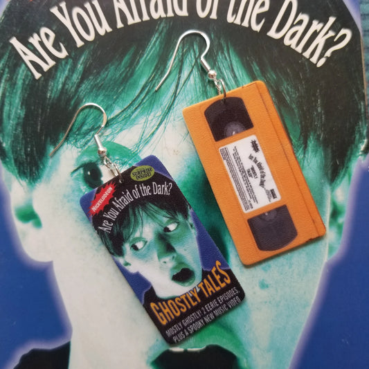 Are You Afraid VHS Cover EARRINGS