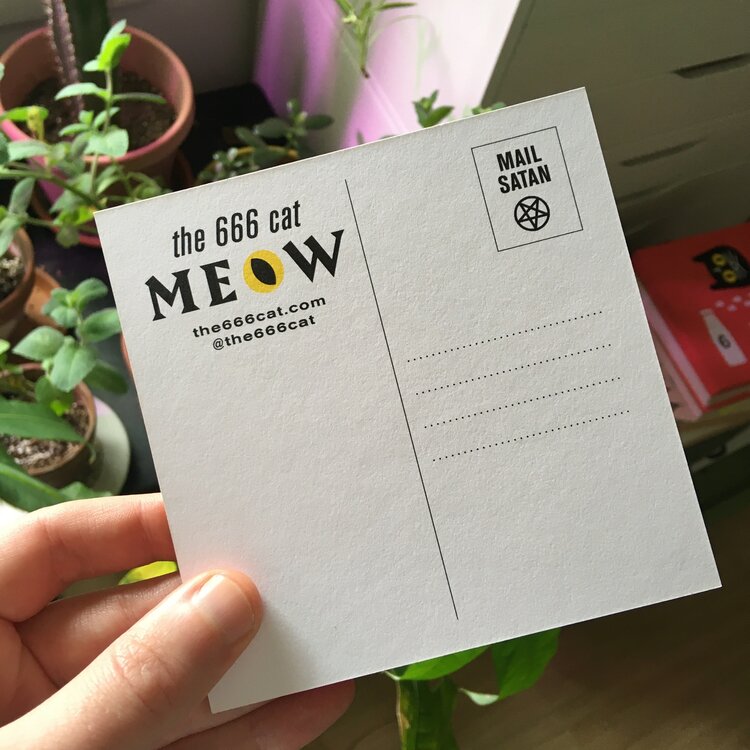 Gas Can Hell is Real POSTCARD / Small Print by the666cat